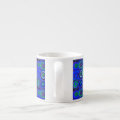 カンディンスキー Farbstudie Blue Quadrate Square Circle エスプレッソカップ (裏面)