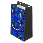 カンディンスキー Farbstudie Blue Quadrate Square Circle スモールペーパーバッグ (正面アングル)