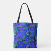カンディンスキー Farbstudie Blue Quadrate Square Circle  トートバッグ (裏面)