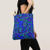カンディンスキー Farbstudie Blue Quadrate Square Circle  トートバッグ (クローズアップ)