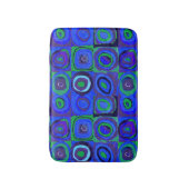 カンディンスキー Farbstudie Blue Quadrate Square Circle  バスマット (正面縦)
