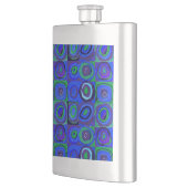 カンディンスキー Farbstudie Blue Quadrate Square Circle フラスク (左)