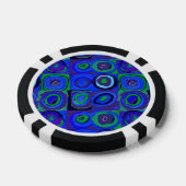 カンディンスキー Farbstudie Blue Quadrate Square Circle ポーカーチップ (シングル)