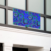 カンディンスキー Farbstudie Blue Quadrate Square Circle 横断幕 (ビルの外側)