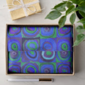 カンディンスキー Farbstudie Blue Quadrate Square Circle 薄葉紙 (ギフト)