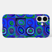 カンディンスキー Farbstudie Blue Quadrate Square Circle Case-Mate iPhoneケース (裏面 (横))