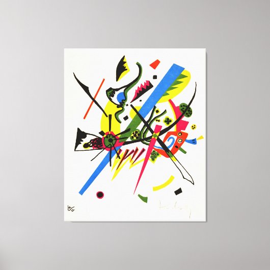 カンディンスキー – SMALL WORLDS I - 1922 - Bauhaus - キャンバスプリント (正面)