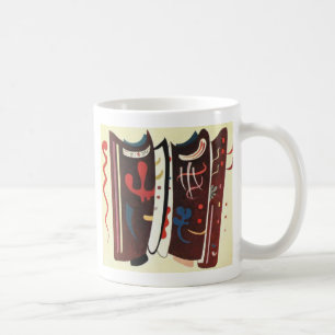カンディンスキーBrownサプリメント抽象芸術 コーヒーマグカップ