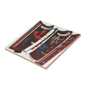 カンディンスキーBrownサプリメント抽象芸術 タイル (側面)