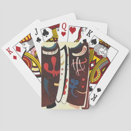 カンディンスキーBrownサプリメント抽象芸術 トランプ (裏面)