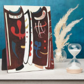 カンディンスキーBrownサプリメント抽象芸術 フォトプラーク (側面)