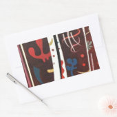 カンディンスキーBrownサプリメント抽象芸術 長方形シール (封筒)