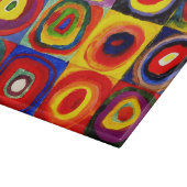 カンディンスキーFarbstudieクアドレイトスクウェア円アート カッティングボード (角)