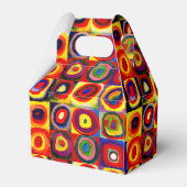 カンディンスキーFarbstudieクアドレイトスクウェア円アート フェイバーボックス (裏面サイド)