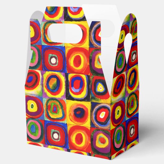 カンディンスキーFarbstudieクアドレイトスクウェア円アート フェイバーボックス (オープン)