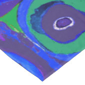 カンディンスキーFarbstudieブルークアッドレートスクエアサークル テーブルクロス (アングル)