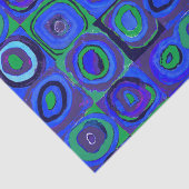 カンディンスキーFarbstudieブルークアッドレートスクエアサークル 薄葉紙 (詳細)