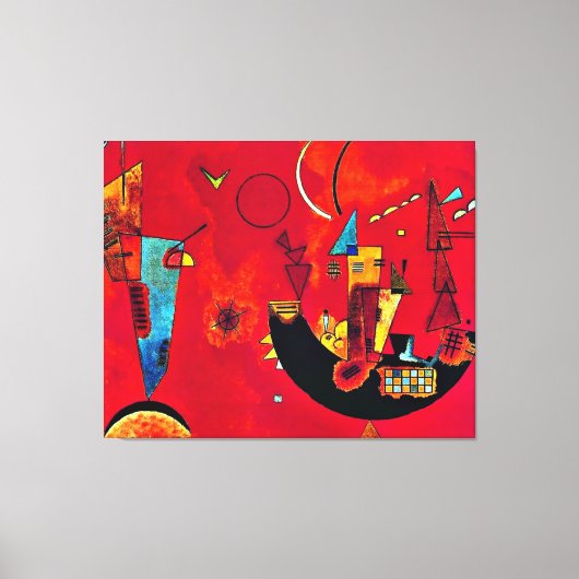 カンディンスキーMit und Gegen キャンバスプリント (正面)