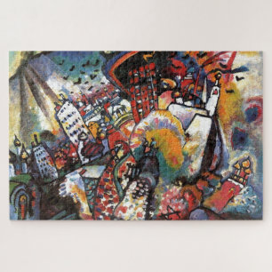 カンディンスキーMoscow Iシティスケープ絵画抽象芸術 ジグソーパズル