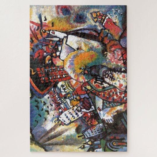 カンディンスキーMoscow Iシティスケープ絵画抽象芸術 ジグソーパズル (縦)