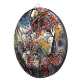 カンディンスキーMoscow Iシティスケープ絵画抽象芸術 ダーツボード (正面右)