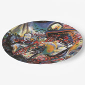 カンディンスキーMoscow Iシティスケープ絵画抽象芸術 ペーパープレート (アングル)