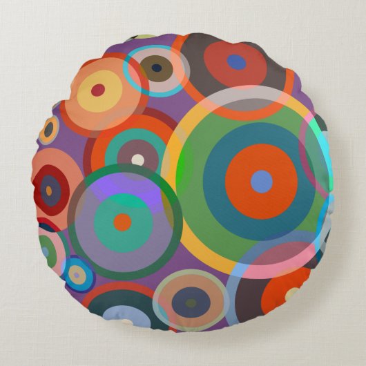 カンディンスキーNo. 4 ラウンドクッション (正面)