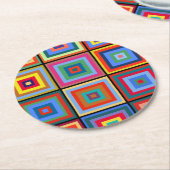 カンディンスキーNo. 52 ラウンドペーパーコースター (アングル)