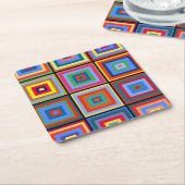 カンディンスキーNo. 52 ラウンドペーパーコースター (アングル)