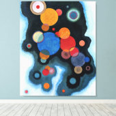 カンディンスキーVertiefte Regung キャンバスプリント (インサイチュ (ウッドフロア))