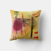 カンディンス鮮やかキー – 人気がある抽象芸術絵画, クッション (裏面)