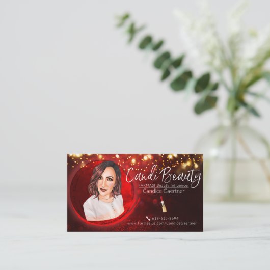 カンディ美しい名刺 名刺 (スタンド正面)