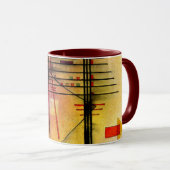 カンディ鮮やかンキ人気があるー、絵画抽象芸術 マグカップ (正面右)