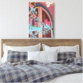 カンデラブラとピンク – マーサのブドウ畑 キャンバスプリント (インサイチュ (寝室))