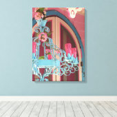 カンデラブラとピンク – マーサのブドウ畑 キャンバスプリント (インサイチュ (ウッドフロア))