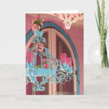 カンデラブラとピンク – Martha's Vineyard Card