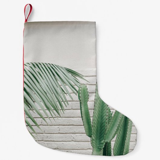 カンデラブラサボテン スモールクリスマスストッキング (正面)