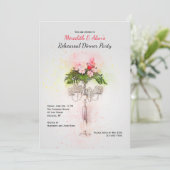 カンデラブラディナーパーティ招待状 招待状 (スタンド正面)