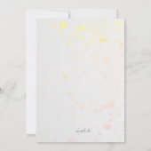 カンデラブラディナーパーティ招待状 招待状 (裏面)