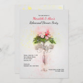 カンデラブラディナーパーティ招待状 招待状 (正面/裏面)