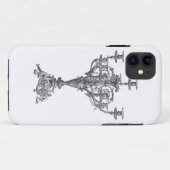 カンデラブラ燭台ラインアート Case-Mate iPhoneケース (裏面(横))
