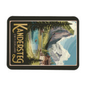 カンデルステグスイスイラストレーショントラベルアート マグネット (横)