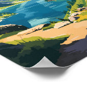 カンデルステグスイストラベルアートヴィンテージ ポスター (角)