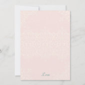 カントエレガントリーミント&ピー結婚チズ 招待状 (裏面)