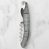 カントモダンリーウ素朴ッドモノグラムコルクスクリュー ソムリエナイフ (正面)