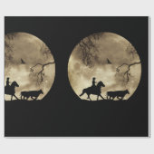 カントリすごいーカッコいい西カウボーイ ラッピングペーパー (フラット)