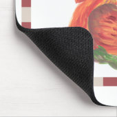 カントリカラフルー・クルーイング・ルースター・アート マウスパッド (コーナー)