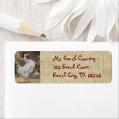 カントリフランスのーの鶏の住所 シール (インサイチュ)