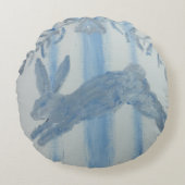 カントリフランスのーバニーラビット ラウンドクッション (正面)