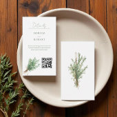 カントリフランスのーローズマ素朴リーボタニッ結婚クス エンクロージャーカード